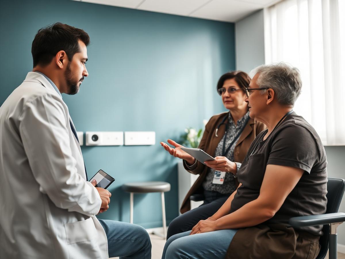Interpreter supporting a medical consultation